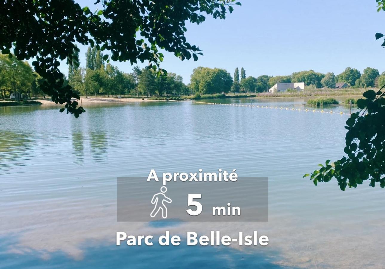 Le Studio Design ⸱ Stationnement Gratuit ⸱ Fibre Déols Exteriör bild